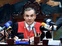 El presidente del TSJ, Maikel Moreno.