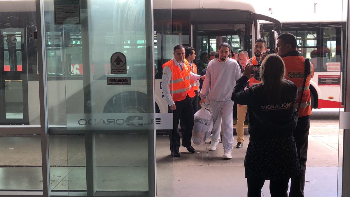 David Murcia Guzm&aacute;n, creador de una pir&aacute;mide financiera con la que capt&oacute; ilegalmente unos 2.140 millones de d&oacute;lares, lleg&oacute; a Bogot&aacute; en calidad de deportado.
