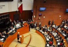 En el segundo día de un periodo extraordinario de sesiones, los senadores aprobaron el dictamen que ratifica el T-MEC.