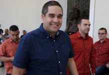 Nicolasito, de 29 años, es miembro de la Asamblea Nacional Constituyente, considerada "ilegítima" por Estados Unidos.