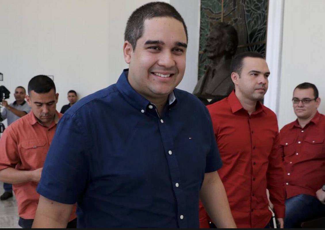 Nicolasito, de 29 años, es miembro de la Asamblea Nacional Constituyente, considerada "ilegítima" por Estados Unidos.