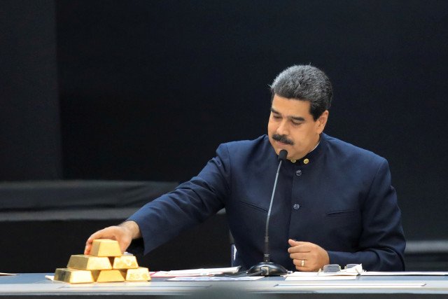 La liquidaci&oacute;n de las reservas de oro es una de las maneras de Maduro de mantenerse al frente del Gobierno.