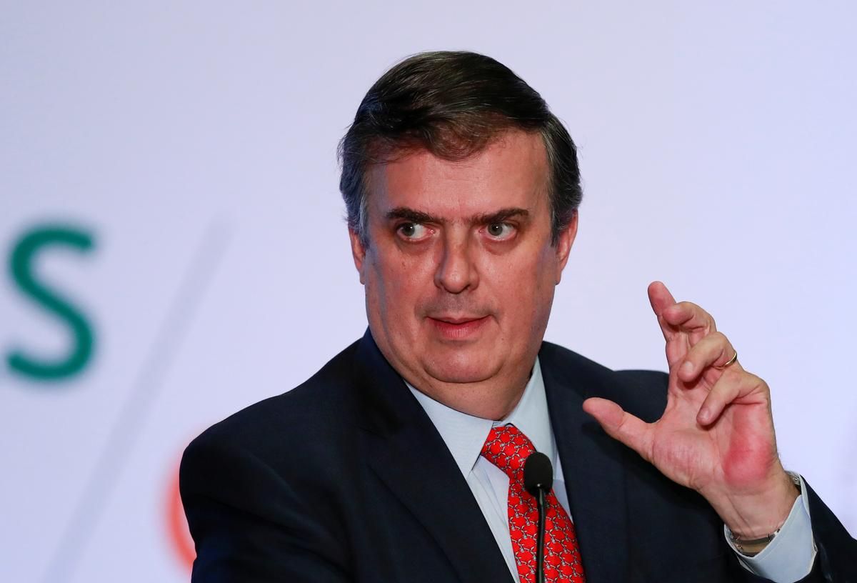 El secretario de Relaciones Exteriores de México, Marcelo Ebrard.