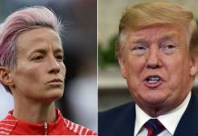 Trump carga contra capitana de la selección por rechazar ir a la Casa Blanca Donald Trump, cargó contra la capitana de la selección nacional, Megan Rapinoe, por haber rechazado ir a la Casa Blanca.