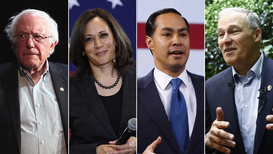 Bernie Sanders, Kamala Harris, Juli&aacute;n Castro y Jay Inslee prometieron restituir los programas migratorios.
