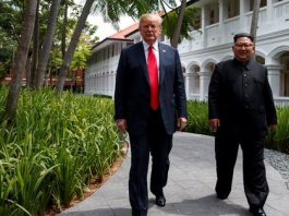 Cruzar la frontera en la zona desmilitarizada (DMZ) hacia Corea del Norte convertiría a Trump en el primer mandatario de EEUU en visitar el hermético país.
