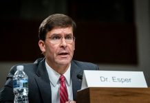 El Senado confirma a Mark Esper como secretario de Defensa Esper se convirtió en el jefe del Pentágono de manera interina el pasado 18 de junio.