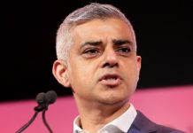 El alcalde de Londres, Sadiq Khan.