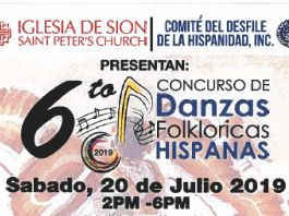 El Comite Desfile de la Hispanidad invita a todos en general, a su 6to Concurso de Danzas Folkloricas Hispanas.