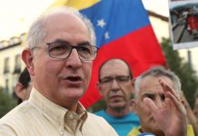 El exalcalde de Caracas, el opositor Antonio Ledezma, pidió este jueves a la comunidad internacional acciones concretas "ya" para terminar con el "exterminio" que se está llevando a cabo en Venezuela