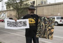 Empiezan un mural en Chicago en honor a los desaparecidos de Ayotzinapa La obra, será plasmada sobre el muro de una línea del ferrocarril en el vecindario de Pilsen.
