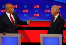 Joe Biden, fue el foco de los ataques de sus compañeros de partido que durante el debate presidencial.(Foto Twitter @cnn)