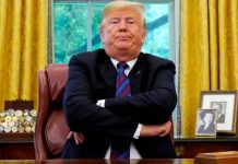 "El comentario de la primera ministra de que era una idea absurda me pareció repugnante", afirmó Trump antes de emprender viaje a Kentucky.