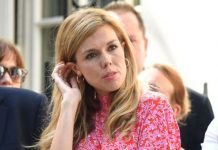 Carrie Symonds, la novia del primer ministro británico, Boris Johnson.
