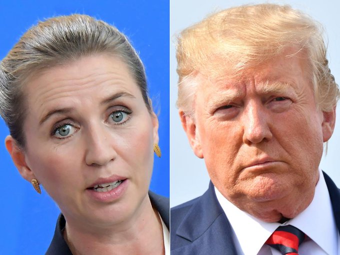 Donald Trump, confirm&oacute; que tuvo una "agradable" conversaci&oacute;n telef&oacute;nica con la primera ministra danesa, Mette Frederiksen.
