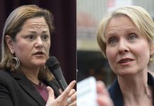 Actriz Cynthia Nixon anuncia apoyo a candidatura de Mark Viverito al Congreso.