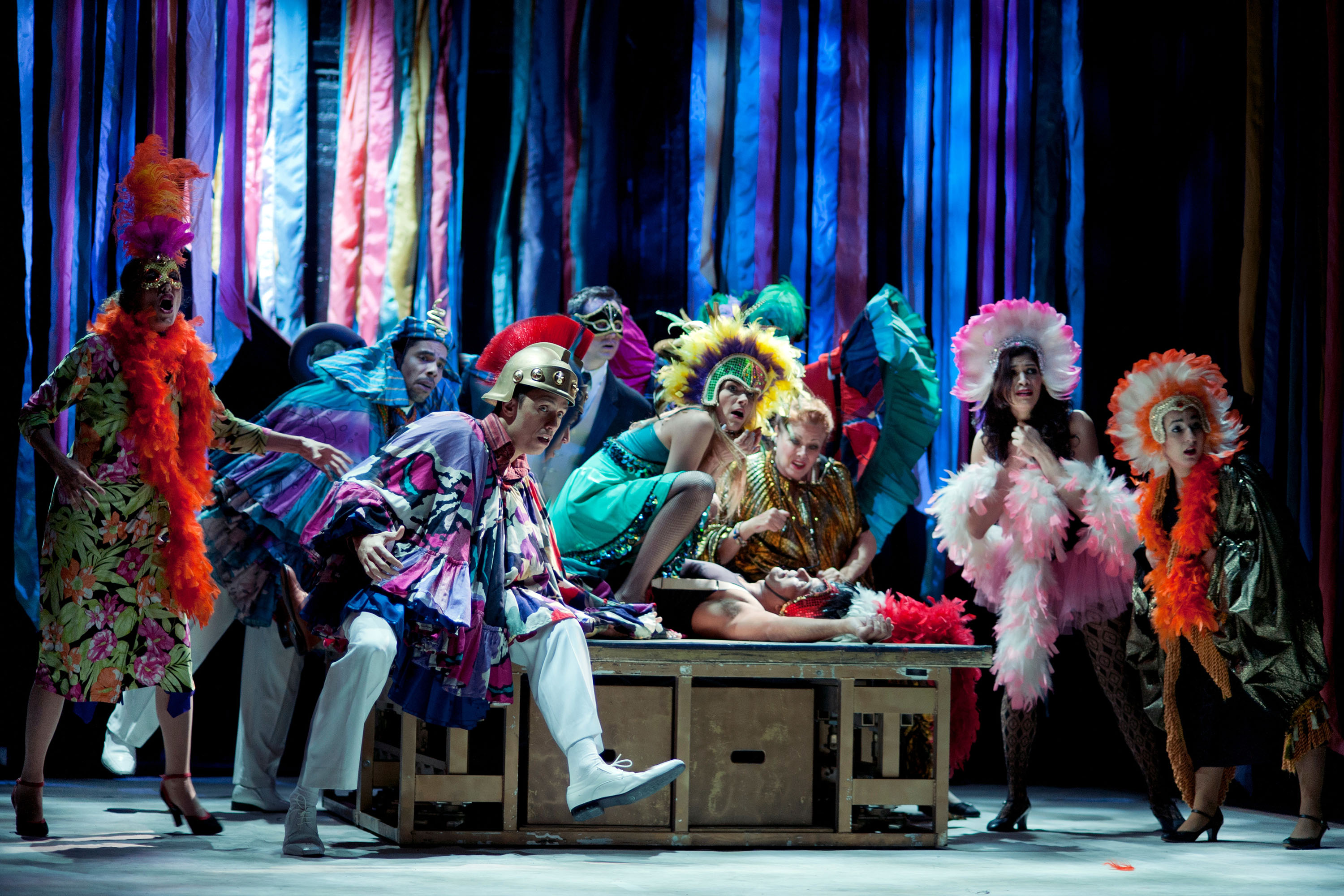 Dona Flor y sus dos maridos, Off-Broadway. (Foto Michael Palma)