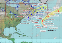 Dorian amenaza como huracán a Canadá A Dorian lo acompañan este sábado en el Atlántico la tormenta tropical Gabrielle y una depresión tropical.