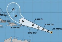 Establecen la alerta X-Ray en puertos de Puerto Rico e Islas Vírgenes por Jerry El NHC, con sede en Miami, señaló que se prevé un fortalecimiento de Jerry en los próximos dos días, pero por ahora no representa amenaza en tierra.