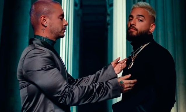 Las estrellas colombianas de la música urbana Maluma y J Balvin se unieron por primera vez en una colaboración.