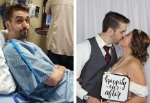 El día antes de su boda, Cameron Fischer tenía una resaca tan fuerte después de su despedida de soltero que fue a una sala de emergencias para rehidratarse. (Foto cortesía de Cameron Fischer)