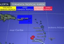 Suspenden las clases y actividad del Gobierno en Puerto Rico por el paso de Karen Suspenden las clases y actividad del Gobierno en Puerto Rico por el paso de Karen.