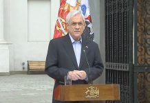 El presidente de Chile, Sebastián Piñera, anunció este sábado su intención de levantar todos los estados de emergencia