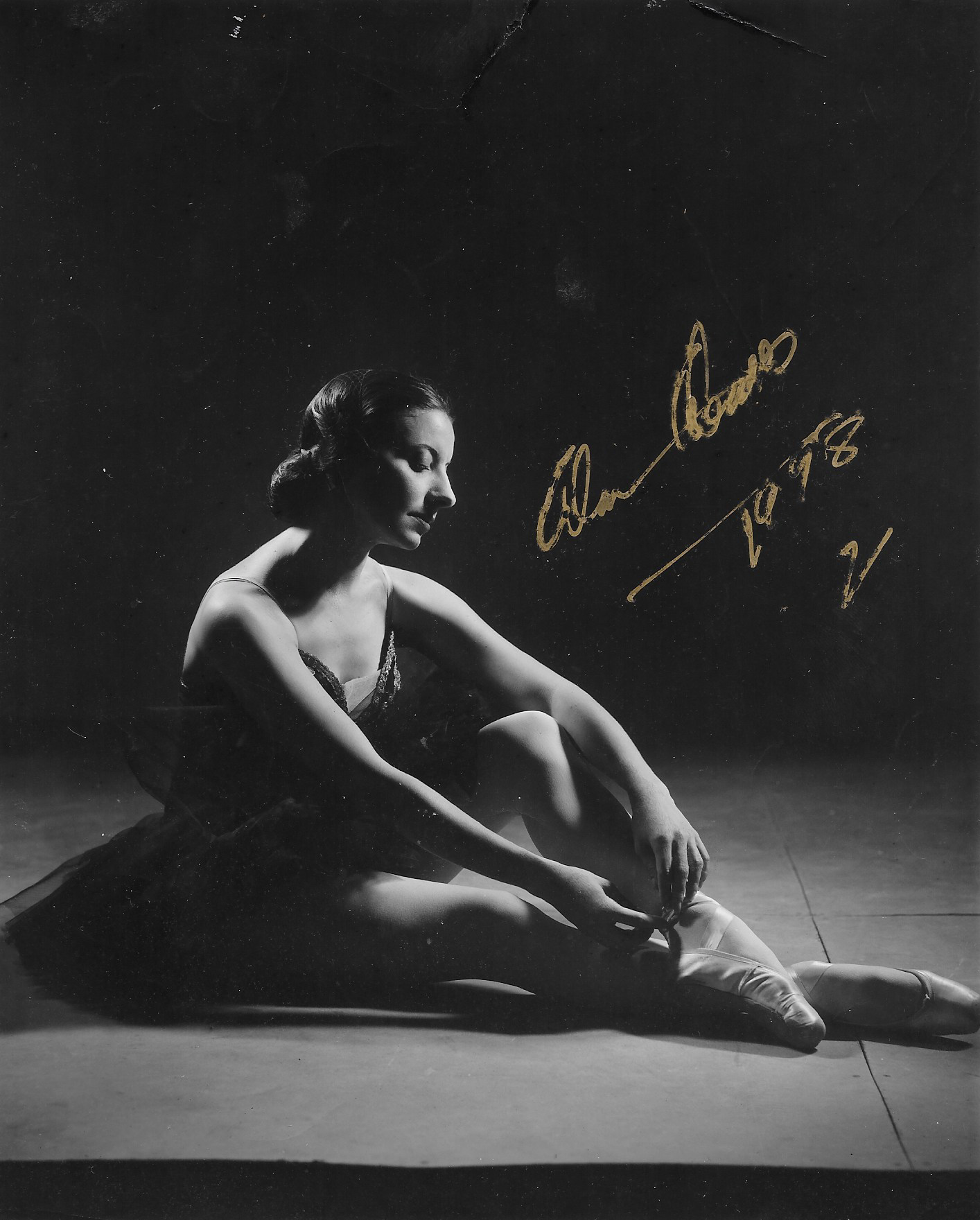 Fotografia vintage de la Prima Ballerina Assoluta, Alicia Alonso, New York, 1998.