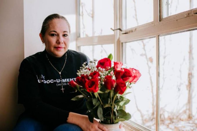 La inmigrante mexicana Edith Espinal, protegida de la deportación desde hace más de dos años.