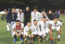 El Deportivo San Miguel que luego de una muy buena campaña, terminó coronándose Campeón de Liga, en la Liga Mexicana de Fútbol, Sunset Park, Brooklyn. (Foto: Buki Chapin).