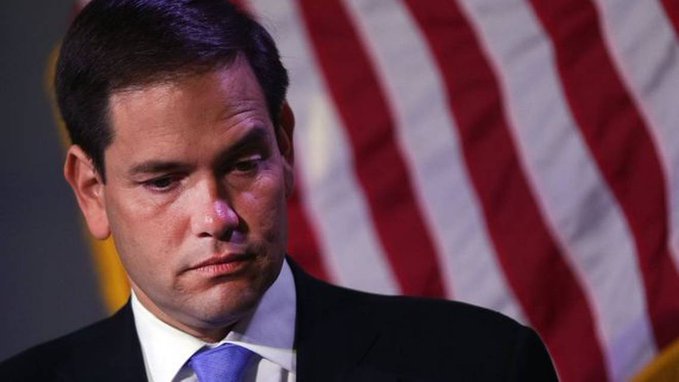 Rubio renovó el compromiso del Gobierno de Donald Trump a Guaidó y ante una pregunta de una periodista negó que se haya debilitado.