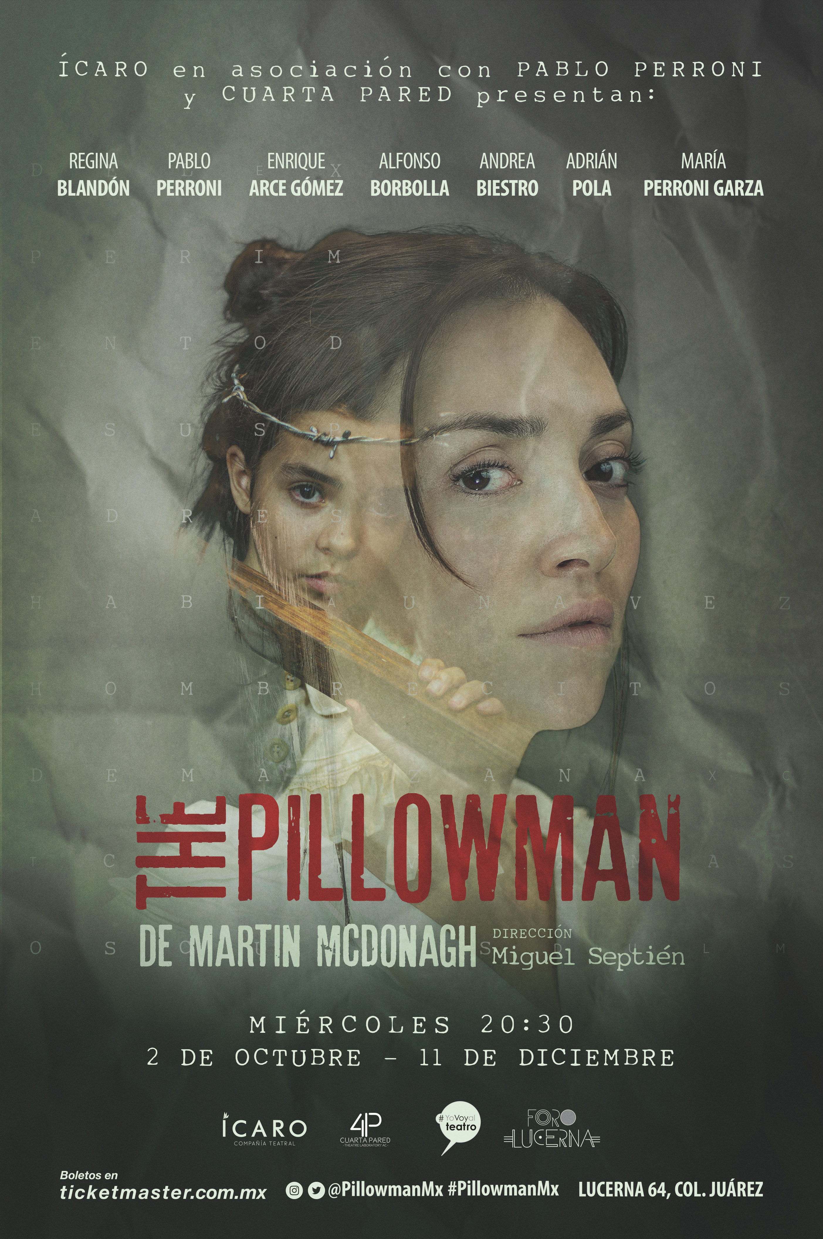 "The Pillowman", poster.