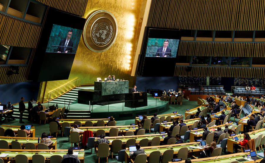La comunidad internacional apoy&oacute; a Cuba en su condena del embargo impuesto por Estados Unidos a la isla, durante una sesi&oacute;n de la Asamblea General de la ONU.