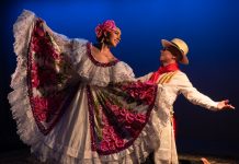 Ballet Mestizo en su interpretación de San Juanero.