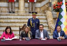 "Este grupo de representantes de los Gobiernos de México y España ha lesionado gravemente la soberanía del pueblo y del Gobierno constitucional de Bolivia", aseguró la presidenta interina de Bolivia, Jeanine Áñez.
