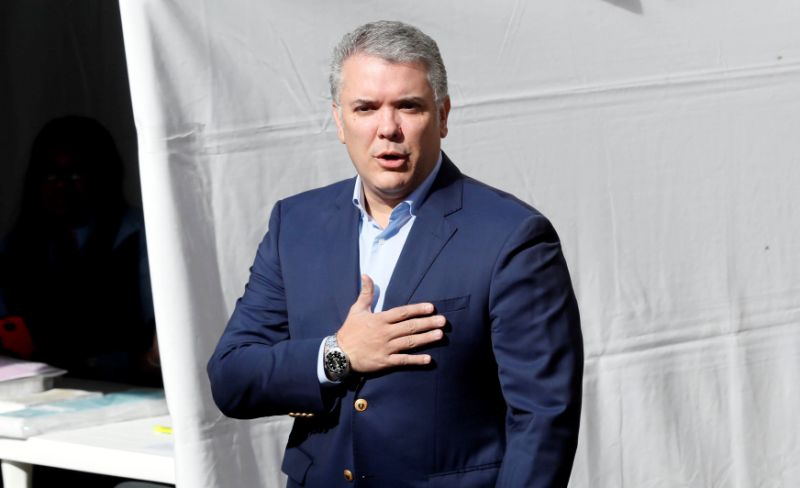 Duque habla con los manifestantes El presidente de Colombia, Iván Duque, pidió este domingo a los líderes de las manifestaciones contra el Gobierno que se sumen a la