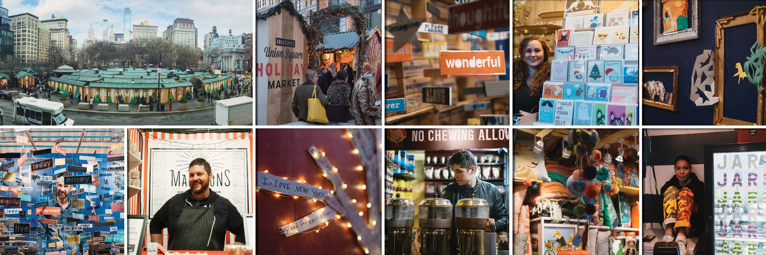 Mercado Navideño de Unión Square.