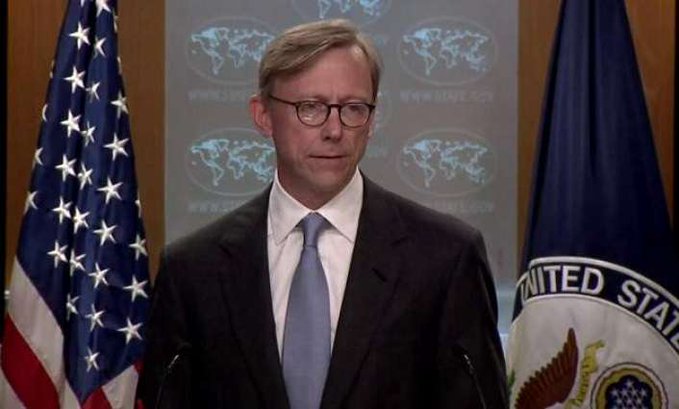 En una rueda de prensa, Brian Hook, el encargado de Ir&aacute;n del Departamento de Estado, anunci&oacute; las nuevas restricciones que impedir&aacute;n a Shavapour obtener un visado para viajar al pa&iacute;s.