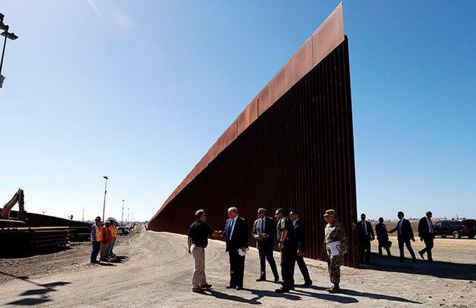 En diciembre pasado, el Congreso aprob&oacute; s&oacute;lo 1.375 millones de d&oacute;lares para el muro de la frontera.