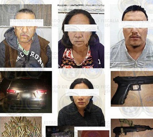 Arrestaron a Karina, Serafina, César y Alfonso, todos presuntos integrantes de una célula del Cartel Santa Rosa de Lima.