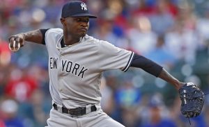 El lanzador dominicano de los Yanquis de Nueva York Domingo Germ&aacute;n fue suspendido con 81 partidos por una presunta agresi&oacute;n a su novia con la que tiene un hijo