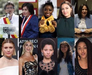 La activista Alexandria Ocasio-Cortez, la youtuber Nathalia Rodrígues o la alcaldesa Claudia López son algunas de las mujeres americanas que se enfrentan este año al reto de "cambiar el mundo".