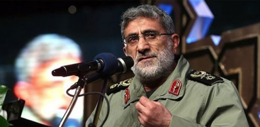 El nuevo comandante de la Fuerza Quds de la Guardia Revolucionaria, Esmail Qaaní, prometió este lunes expulsar a Estados Unidos de la región