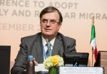 El canciller mexicano Marcelo Ebrard afirmó este jueves que es falso decir que México haya cambiado su política migratoria