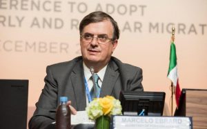 El canciller mexicano Marcelo Ebrard afirm&oacute; este jueves que es falso decir que M&eacute;xico haya cambiado su pol&iacute;tica migratoria