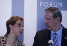 La esposa del expresidente mexicano Vicente Fox, Martha Sahagún, negó este miércoles tener relaciones con la agrupación religiosa de los Legionarios de Cristo
