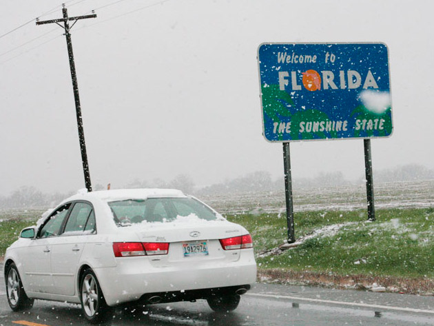 Este miércoles las mínimas han seguido bajando, y en lugares como en Tampa la población amaneció con las temperaturas más bajas de los últimos dos años.