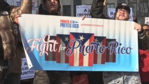 Representantes de la comunidad puertorrique&ntilde;a en Nueva York exigieron este mi&eacute;rcoles al Gobierno de Donald Trump que libere los 18.000 millones de d&oacute;lares que el Congreso aprob&oacute; para la isla