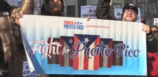 Representantes de la comunidad puertorriqueña en Nueva York exigieron este miércoles al Gobierno de Donald Trump que libere los 18.000 millones de dólares que el Congreso aprobó para la isla