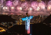 Río recibe el 2020 con nuevo récord de asistencia en su fiesta de fin de año La emblemática ciudad brasileña de Río de Janeiro cerró el 2019 con un nuevo récord en su tradicional fiesta de Año Nuevo, con las 2,9 millones de personas que se dieron cita en la icónica playa de Copacabana